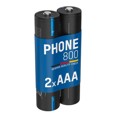 Telefon Akku AAA 800mAh 1.2V. 2 Stück. DECT