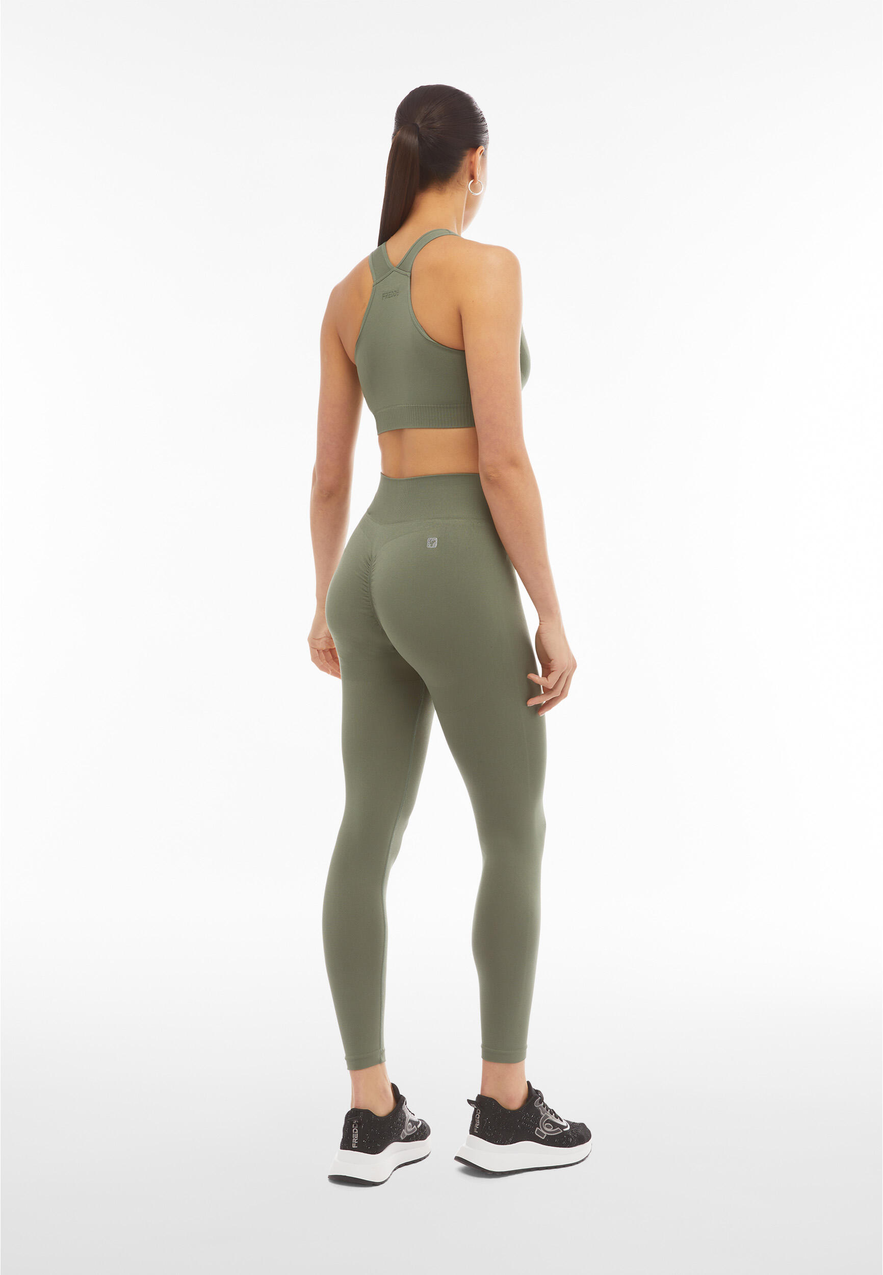 Reggiseno seamless sostegno medio con spalline incrociate 3/5