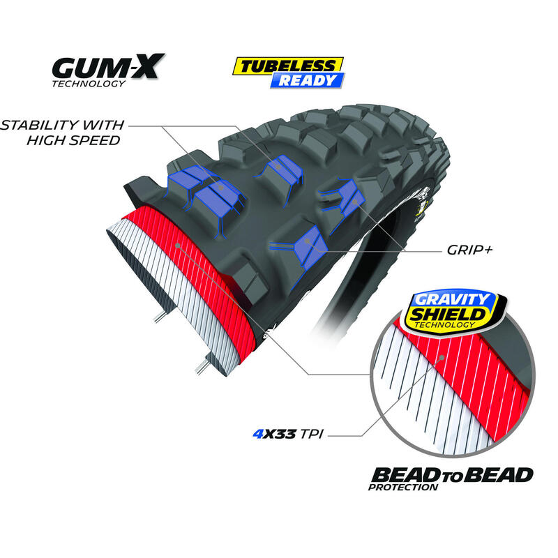 MICHELIN MTB band DH34 Bike Park - GUM-X Performance Line, 29 x 2.40