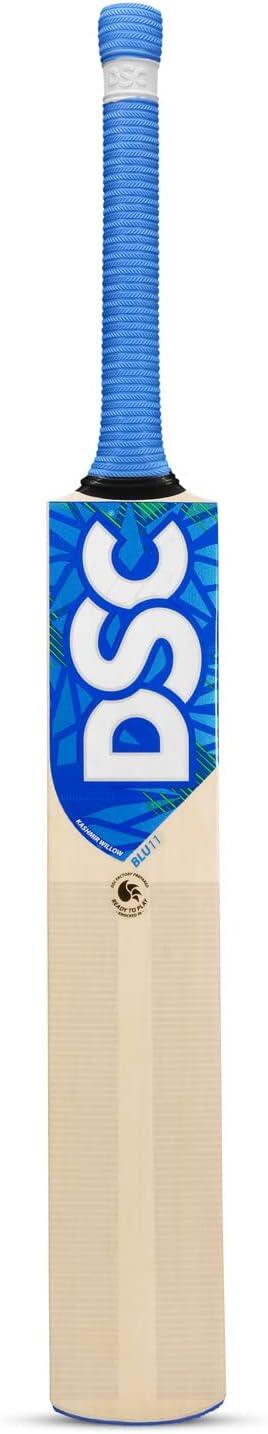 DSC BLU 11 Kashmir Willow Cricket Bat 2023 | Massive Edges| Extended Power Zone 1/7