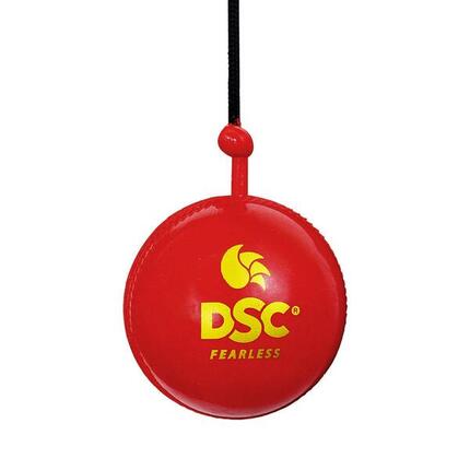 DSC Hängender Übungs-Cricketball aus Gummi, Rot