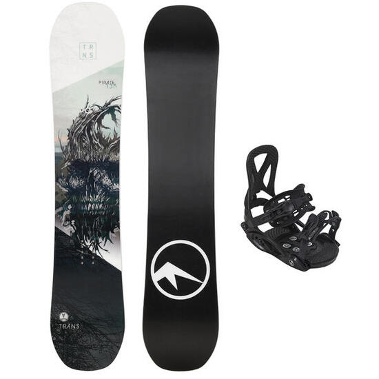 Trans Junior Snowboard Set Pirate 145 cm Blau + Eco Pure Bindung