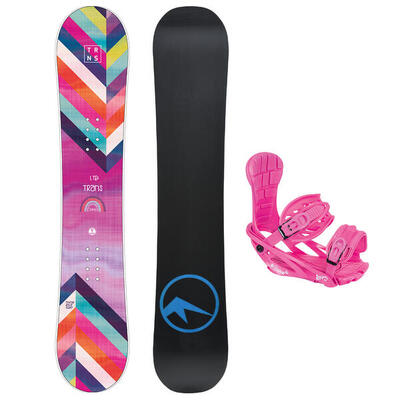 Trans Damen Snowboard Set LTD 139 cm Multicolor + Pipe M Bindung