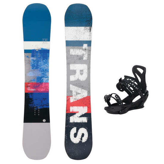 Trans Snowboard Set FE 159 cm Blau + Sonic L Bindung