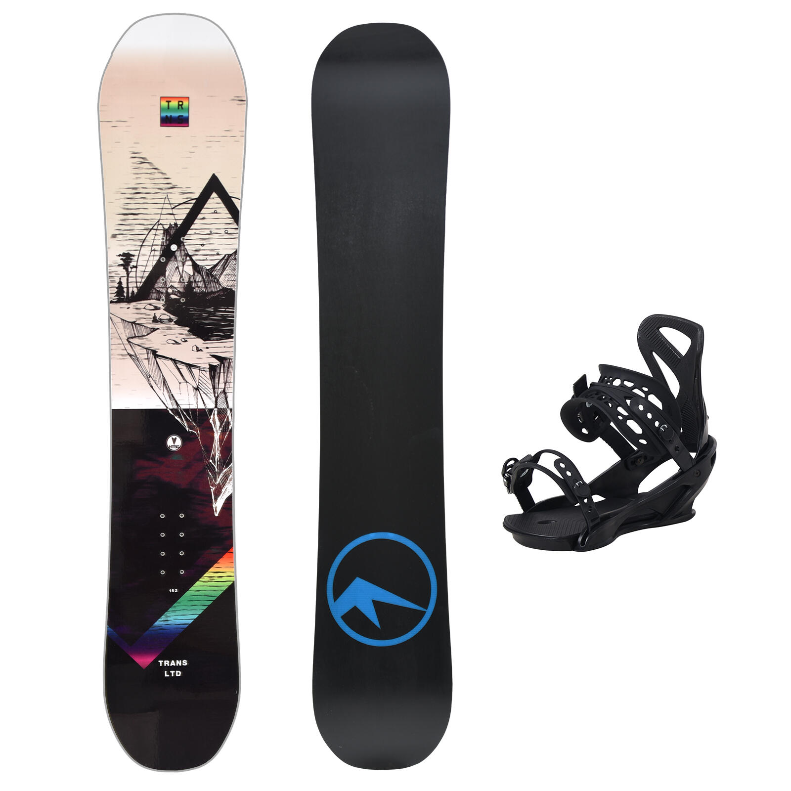 TRANS Trans Snowboard Set LTD 147 cm Multicolor + Team Pro M Bindung