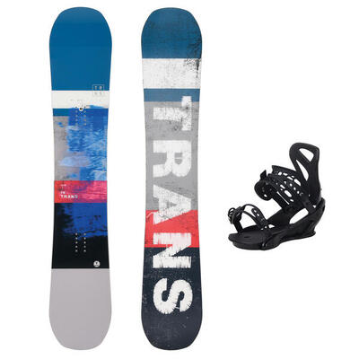 Trans Snowboard Set FE 159w cm Blau + Sonic L Bindung