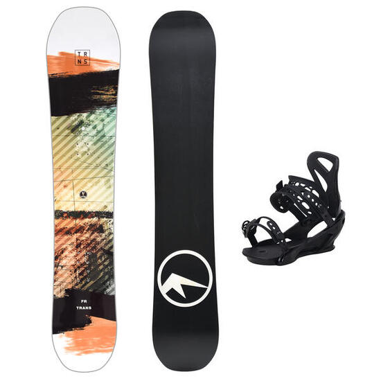 Trans Snowboard Set FR 139 cm Weiss + Sonic M Bindung