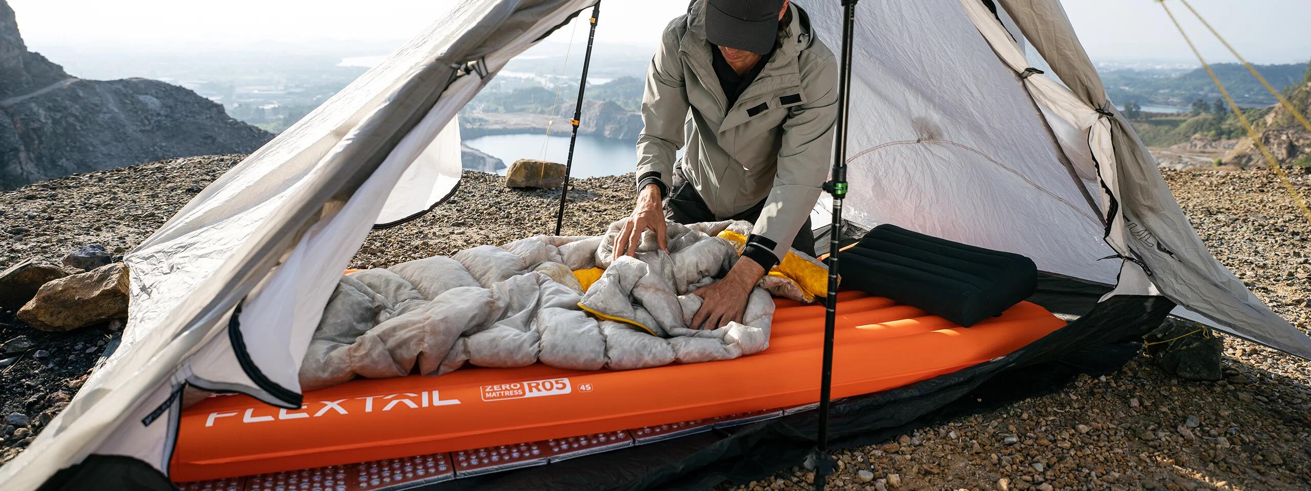 ZEROMATTRESSR05MUMMYインフレーターマット10cm極厚エアーマット充气床