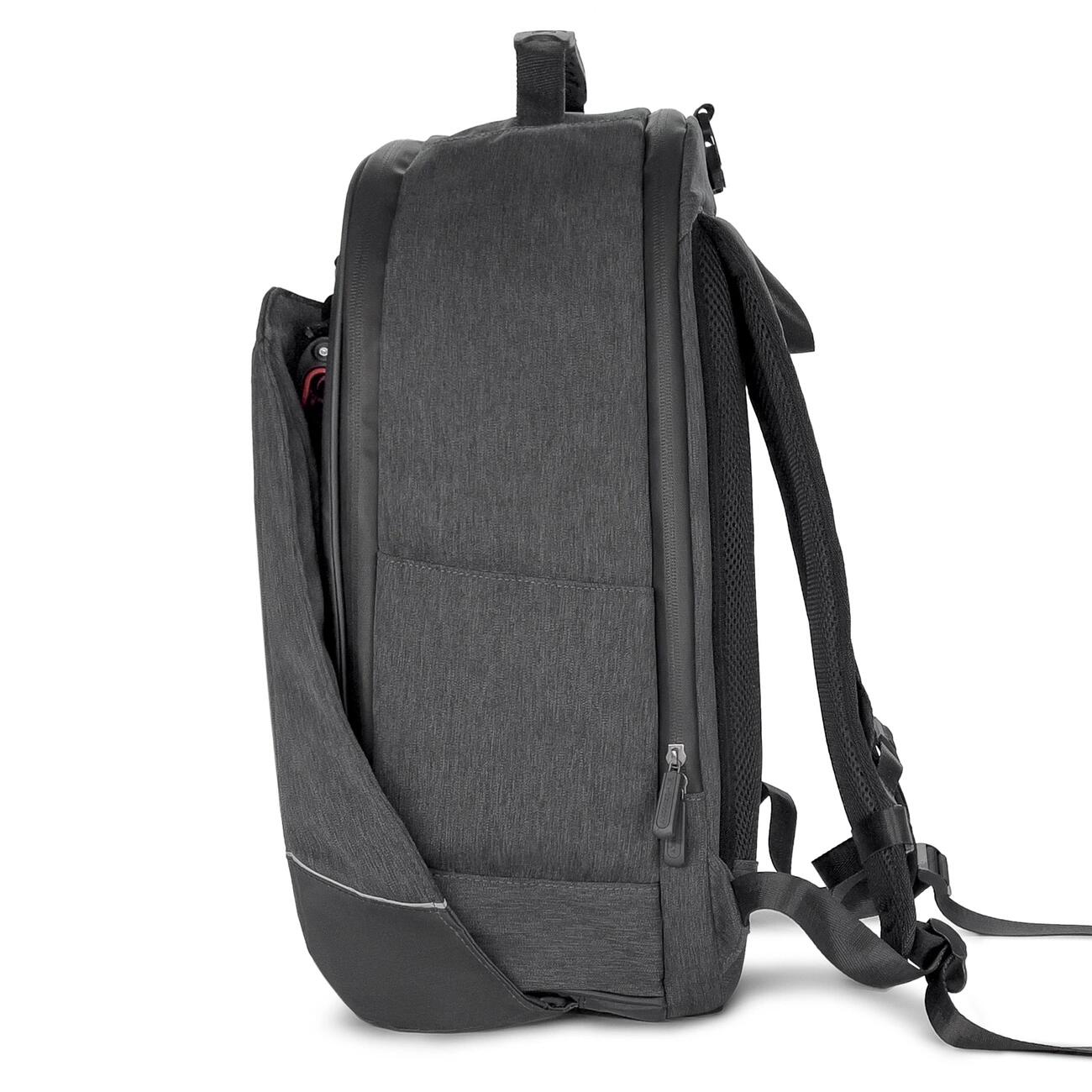 2-in-1 rugzak en tas 30L - Zwart 3/7