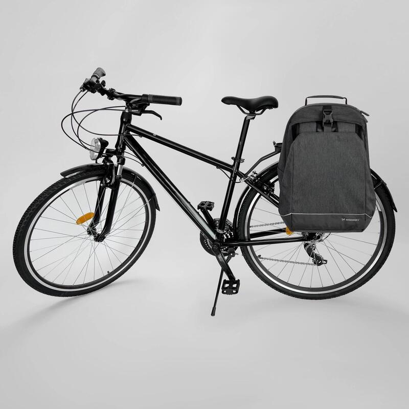 Sacoche de vélo pour porte-bagages Wozinsky imperméable 40 L noir