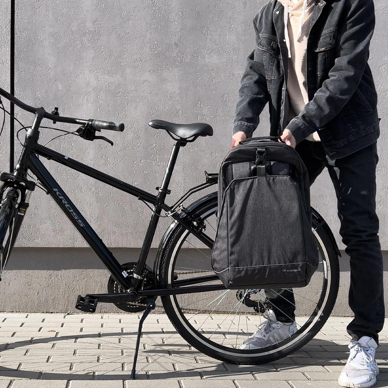 2-in-1 rugzak en tas 30L - Zwart 7/7
