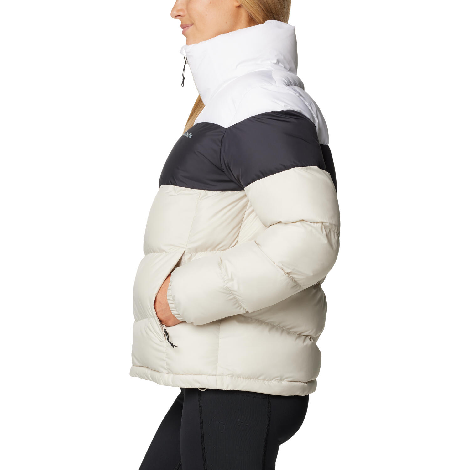 Kurtka sportowa damska  Puffect II Colorblock Jacket 3/4