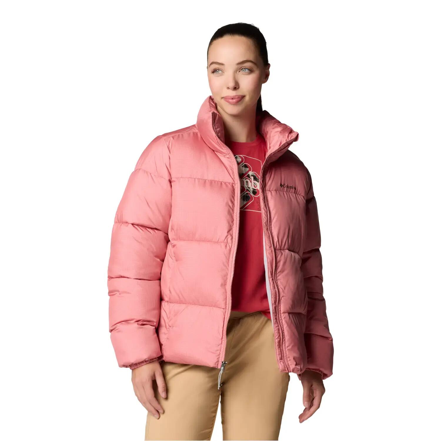Női dzseki,  Puffect II Full Zip Jacket, rózsaszín 3/4