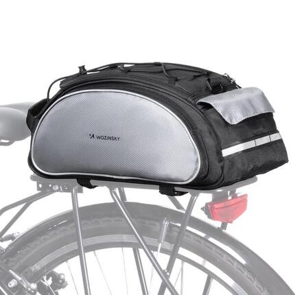 Sac de transport pour vélo Wozinsky avec bandoulière 13L noir