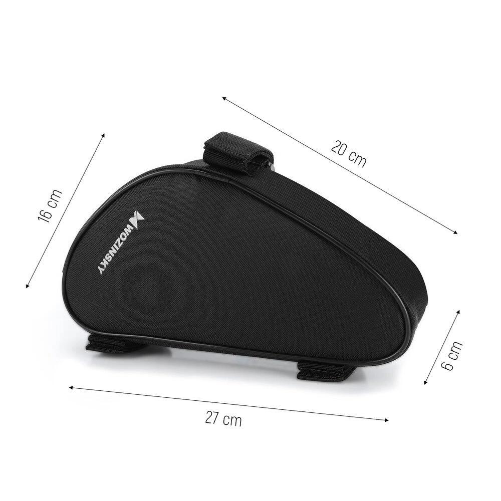 Wozinsky Fahrradtasche für 1,5L Fahrradrahmen schwarz 4/7