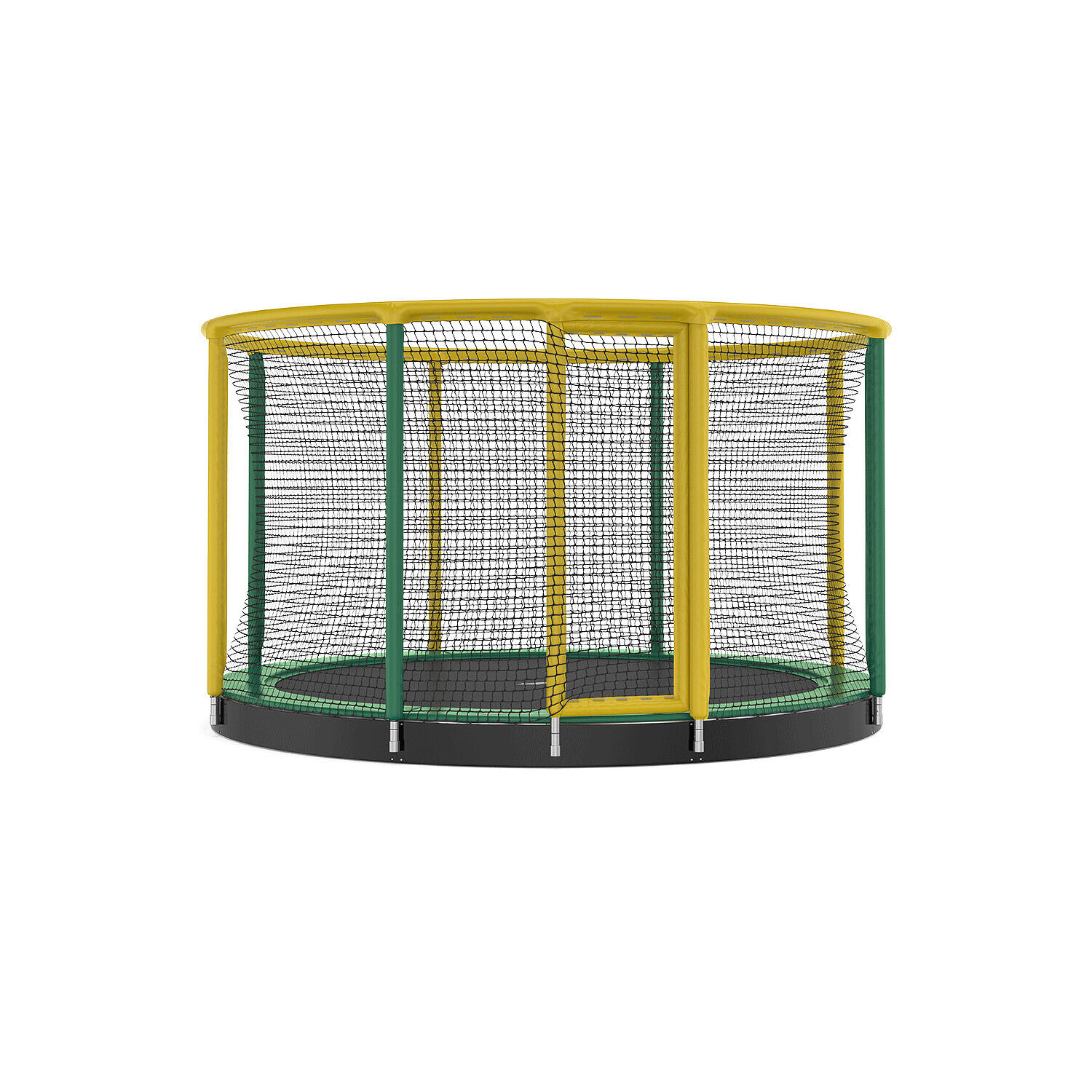 Trampolin Gallus Inground 305 cm Grün-Gelb Trampolin Unisex Grün 1/2