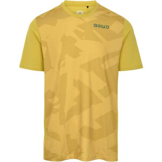 briko t-shirt verde da uomo in da ciclismo e bici