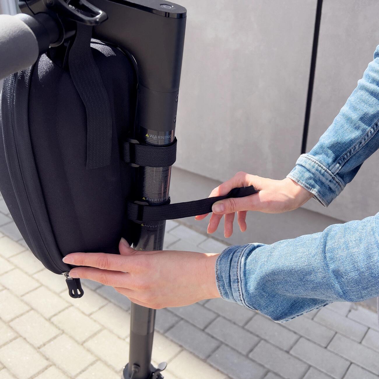 Wasserdichte Scooter-Lenkertasche Wozinsky 4L schwarz 5/7