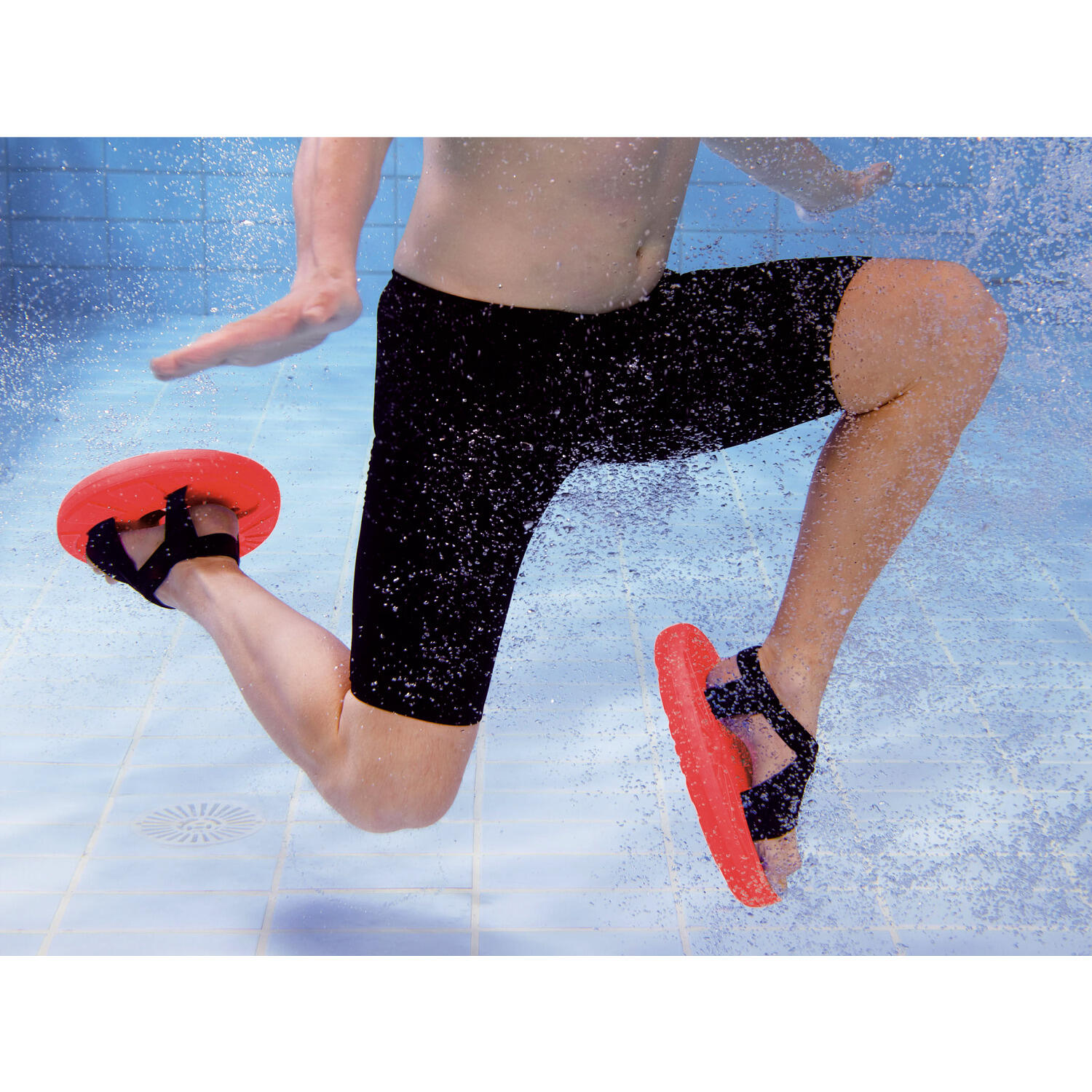 Unterwasserschuhe Aqua Twin II S, Schuhgröße 36–41, Rot Aquafitness Unisex 2/5