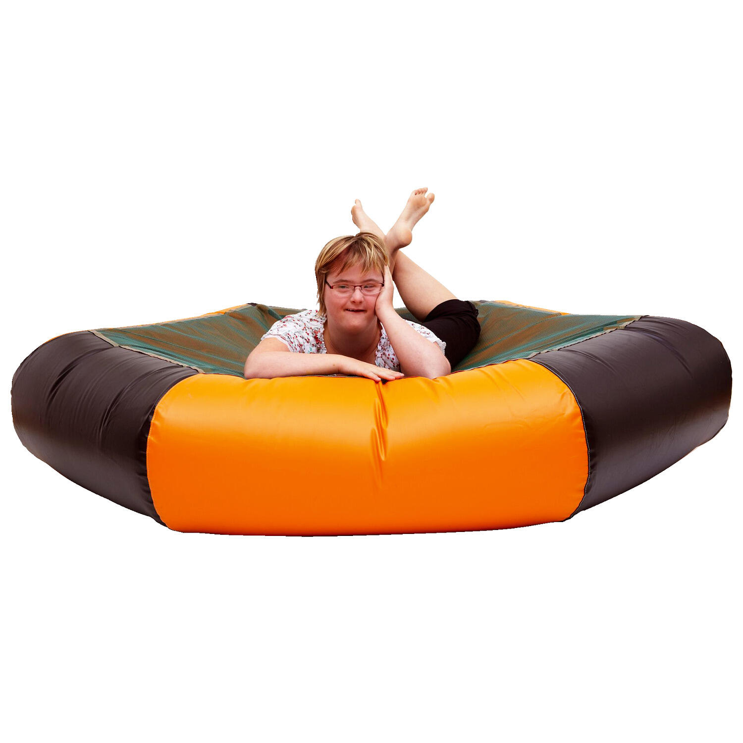 Trampolin Soft-Tramp 26 cm Mini 100 cm Trampolin Unisex Schwarz 3/6