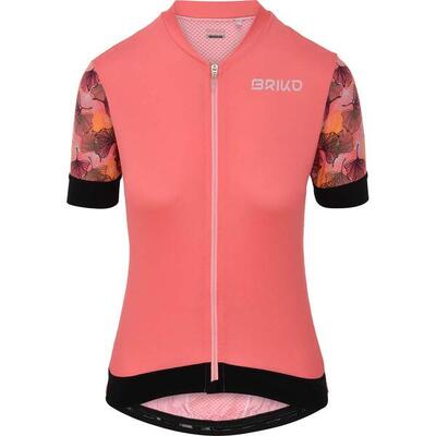 briko t-shirt viola da donna in da ciclismo e bici road