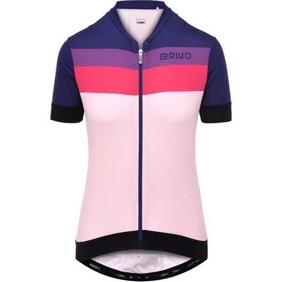 briko t-shirt blu da donna in da ciclismo e bici road