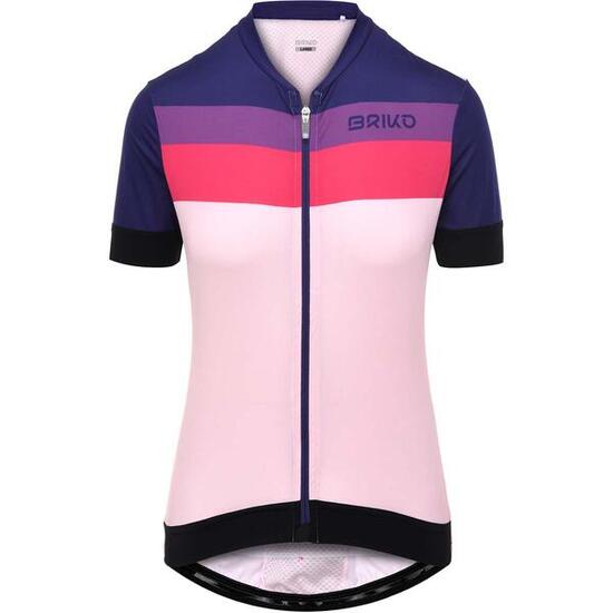 briko t-shirt blu da donna in da ciclismo e bici road