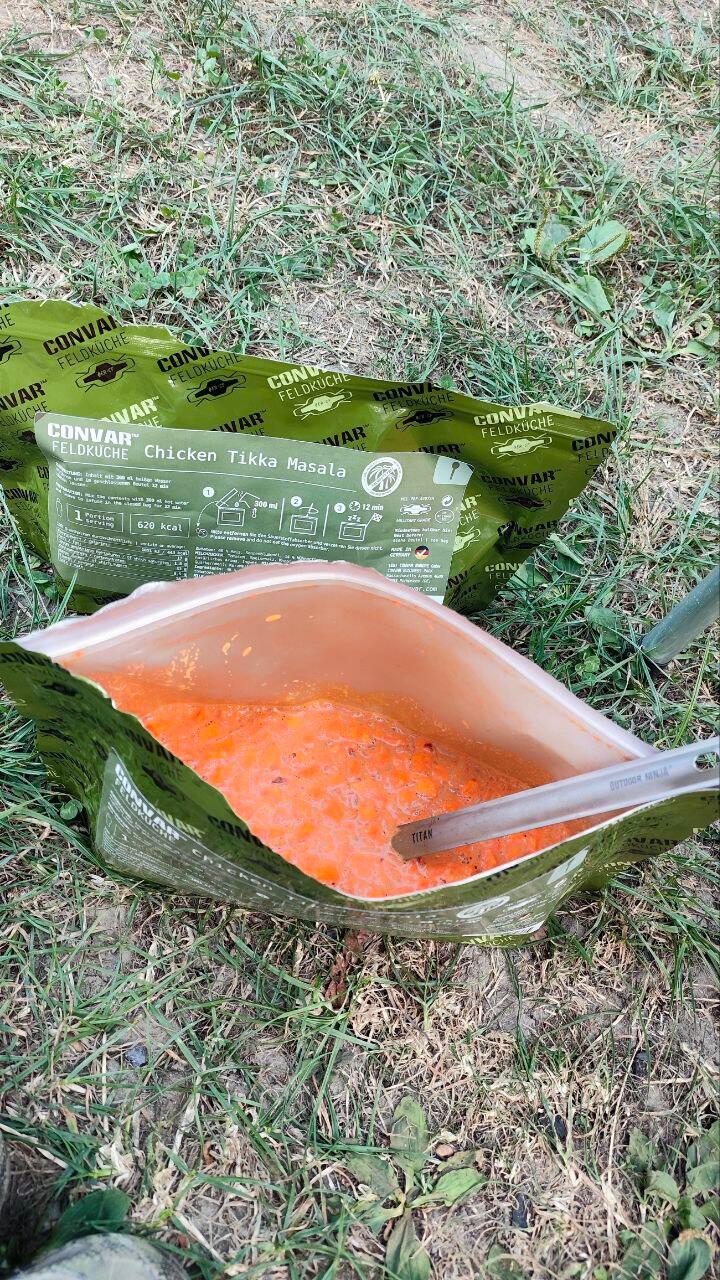 CONVAR™ Feldküche Chicken Tikka Masala Trekkingnahrung 3/5