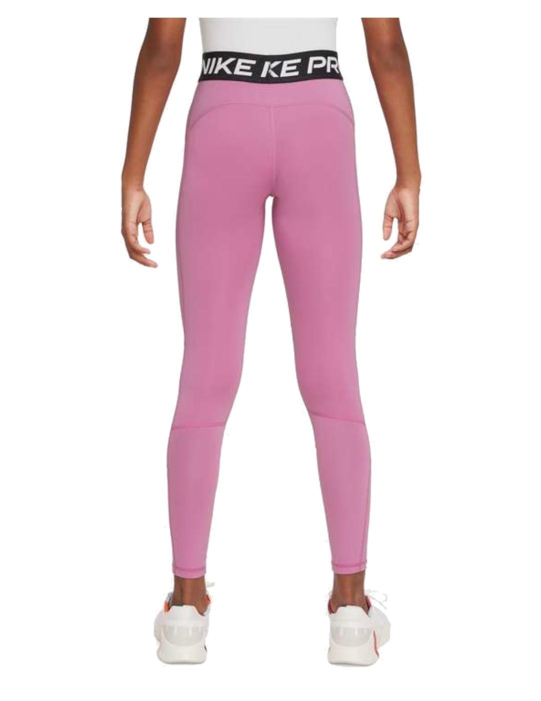 Leggings para Niña Nike Pro 365  Rosa 2/3
