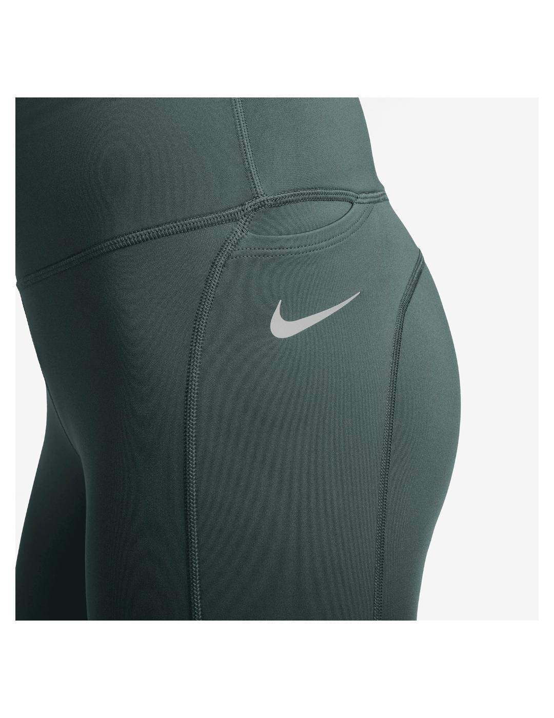 Leggings para Mujer Nike Dri fit  Verde 3/4