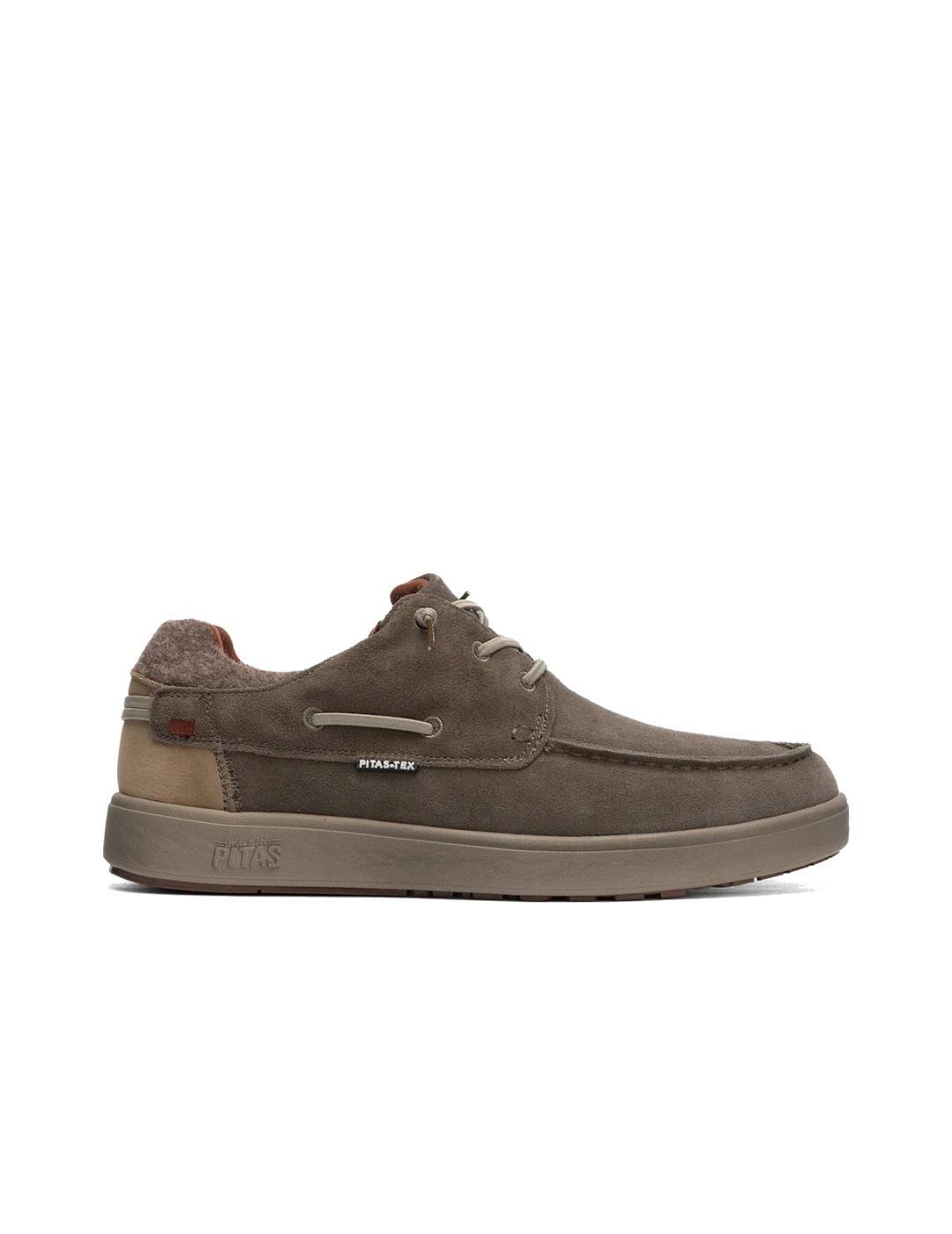 Sapatilhas para homem walk in pitas omi 37 marrom