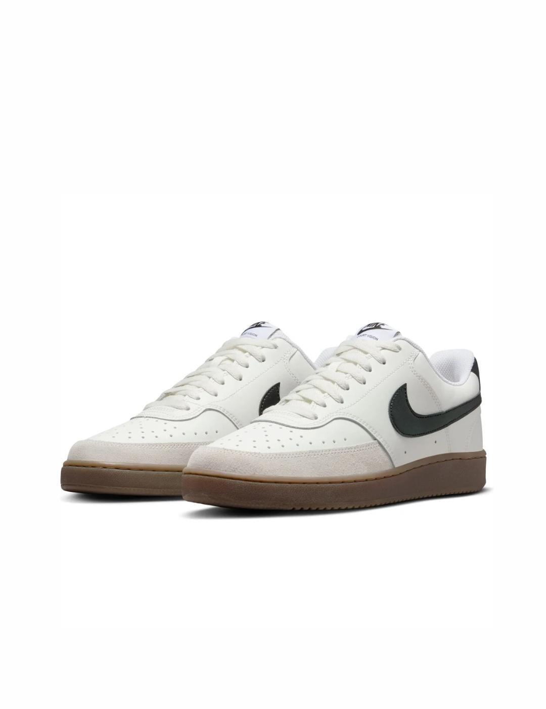Baskets pour hommes Nike Court Vision Low Blanc 3/7