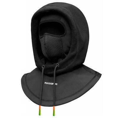 Dubbellaagse fietsbalaclava, unisex, winddicht en warm