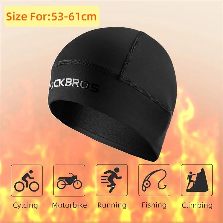 Gorro deportivo térmico de poliéster y spandex para invierno 3/7