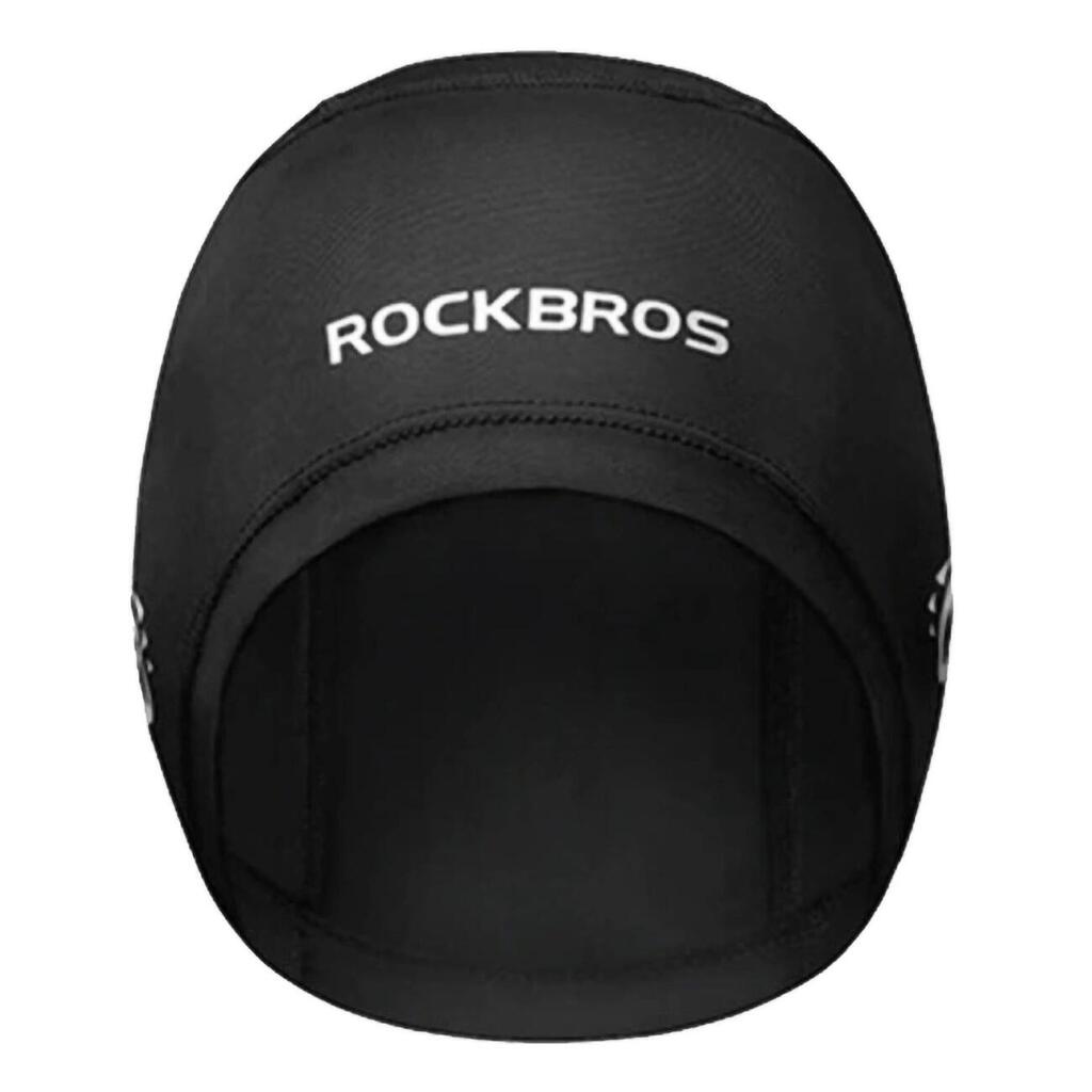 Cycling Cap with Sunglasses Cutouts - Black