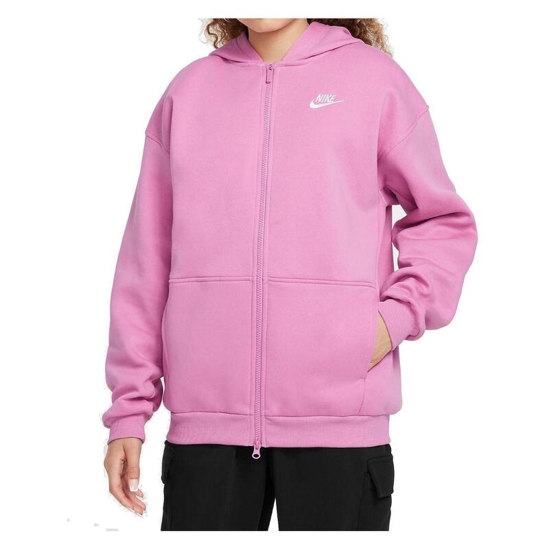 Chaqueta de manga larga para Niña Nike Club Rosa