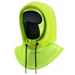 Cagoule cycliste double couche unisexe coupe-vent et chaude