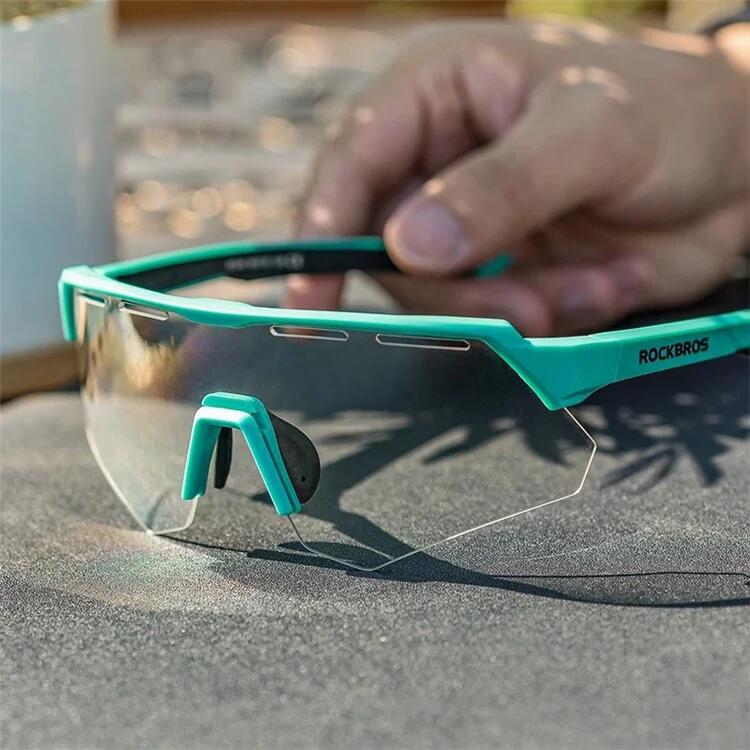 Occhiali da ciclismo antivento protettivi con 4 lenti ROCKBROS Decathlon