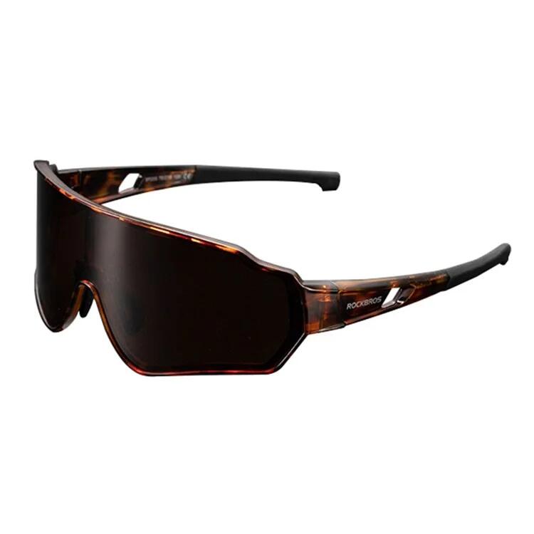 Rockbros - Lunettes De Cyclisme Photochromiques Polarisées, Anti-vent - Lunettes De Soleil - Marron - No Size - Decathlon