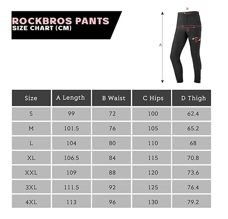 Spodnie sportowe unisex Rockbros YPK010-1 4/4