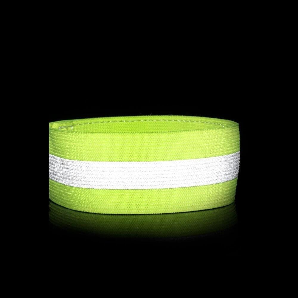 Bracelet réfléchissant à velcro de 4 cm pour vélo et course à pied 3/7