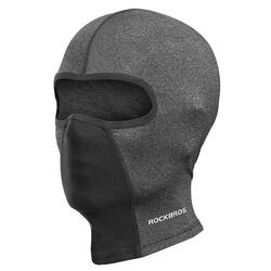 Cagoule balaclava de cyclisme gris foncé sans ouverture pour lunettes