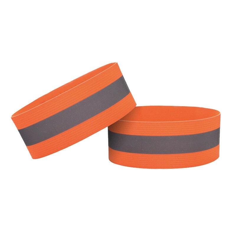 HURTEL Reflecterende armband met klittenband van 4 cm voor fietsen en hardlopen