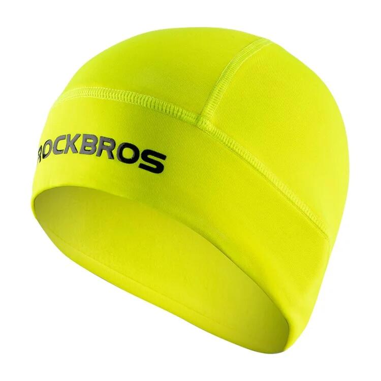 Boné esportivo térmico de poliéster e spandex para inverno