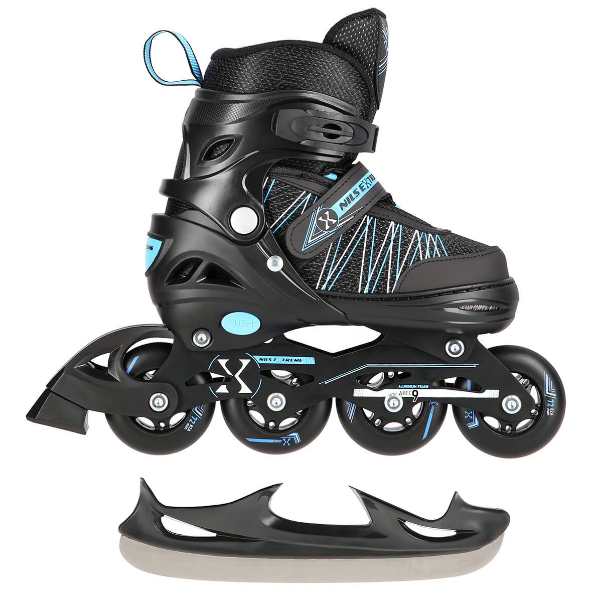 NILS EXTREME Inliner Mit Der Austauschbaren Eishockey-kufe Nils Extreme NH11912