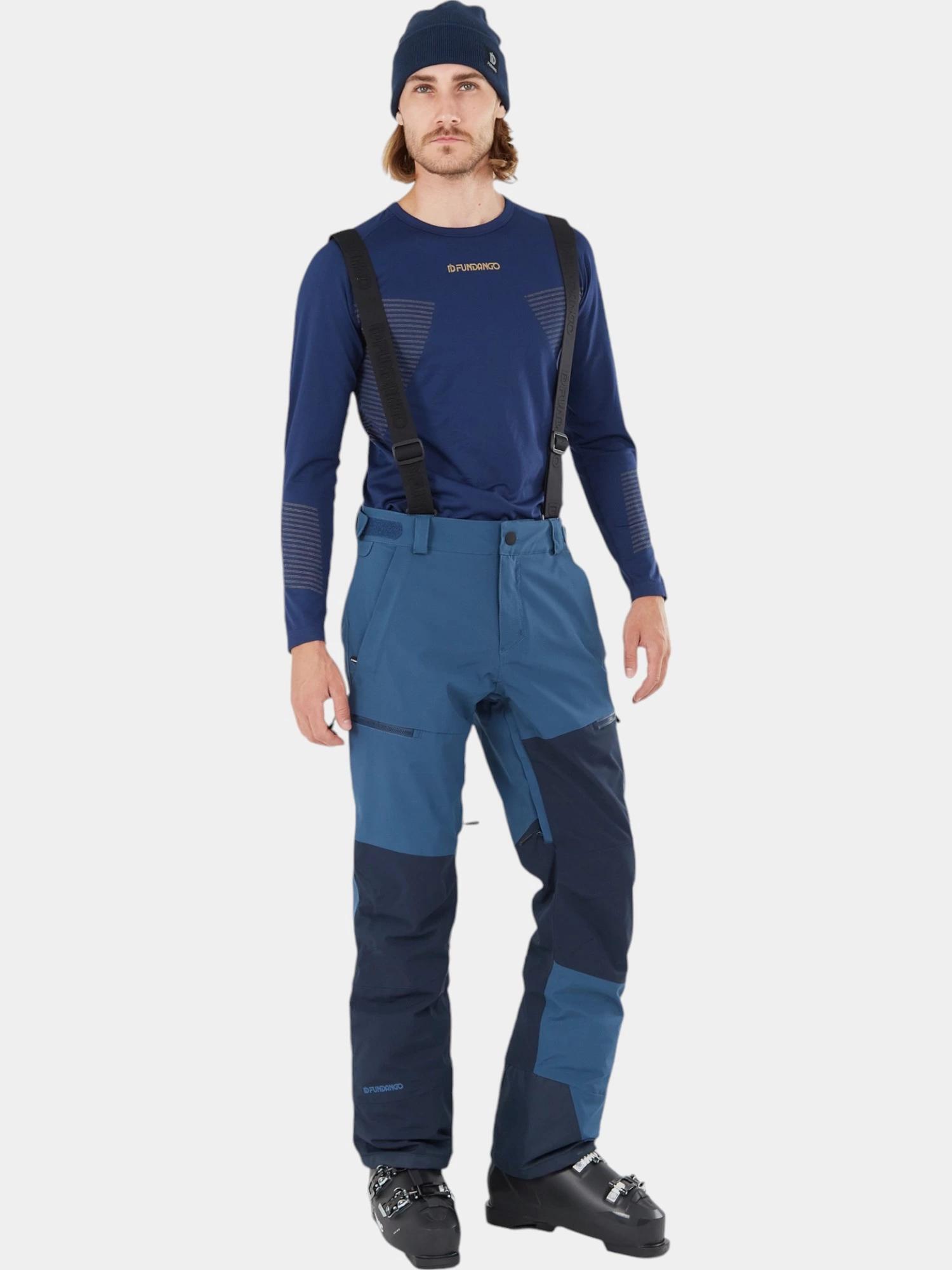 FUNDANGO Skihose Teak Colourblock Herren