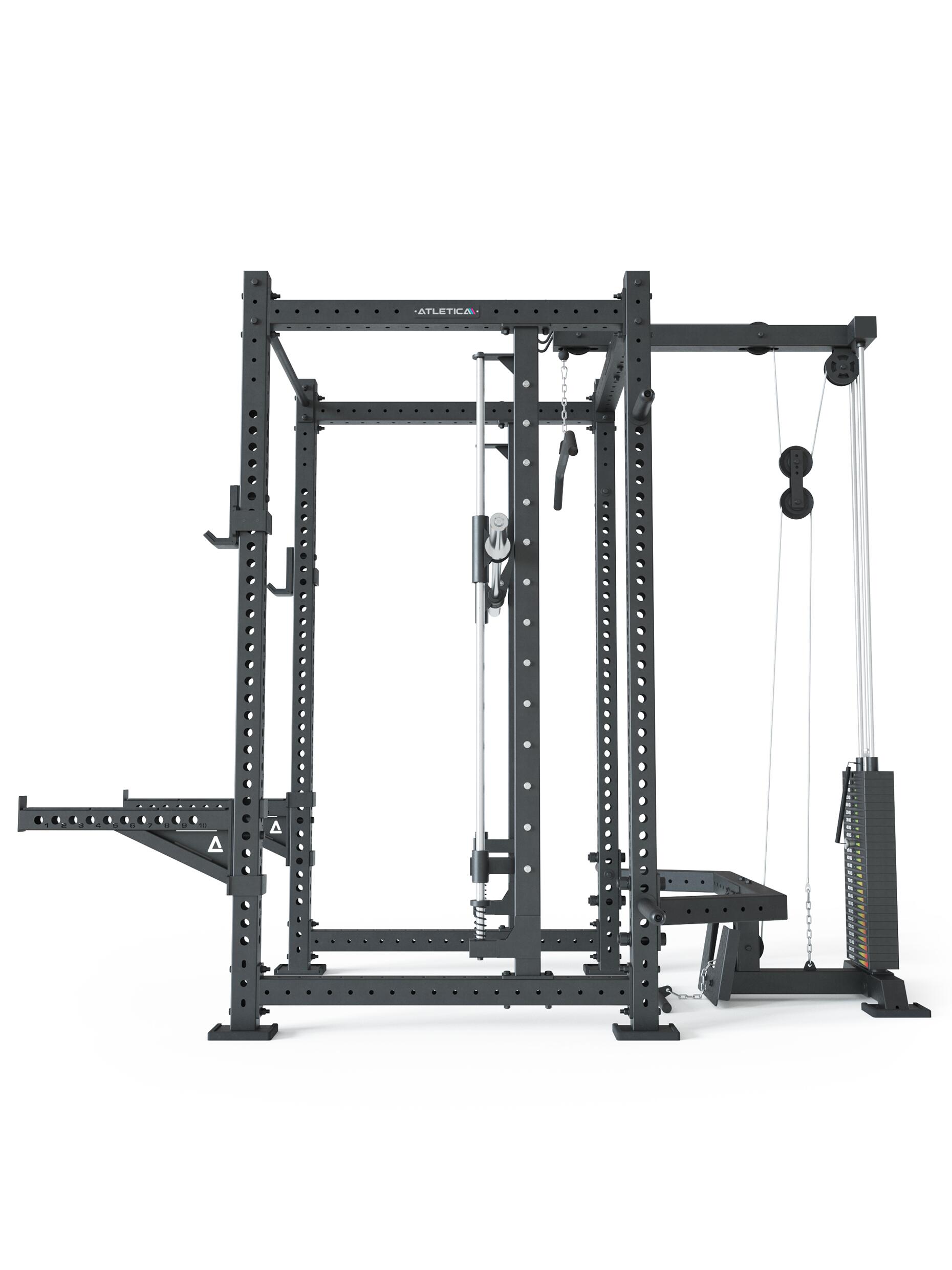 R8 Spectre Long | Power Rack | inklusive Latzug - Weight Stack 3/5