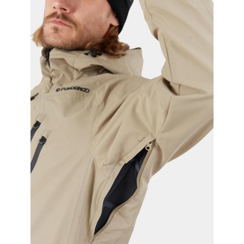 Rigel 3L Jacket férfi síkabát - homok