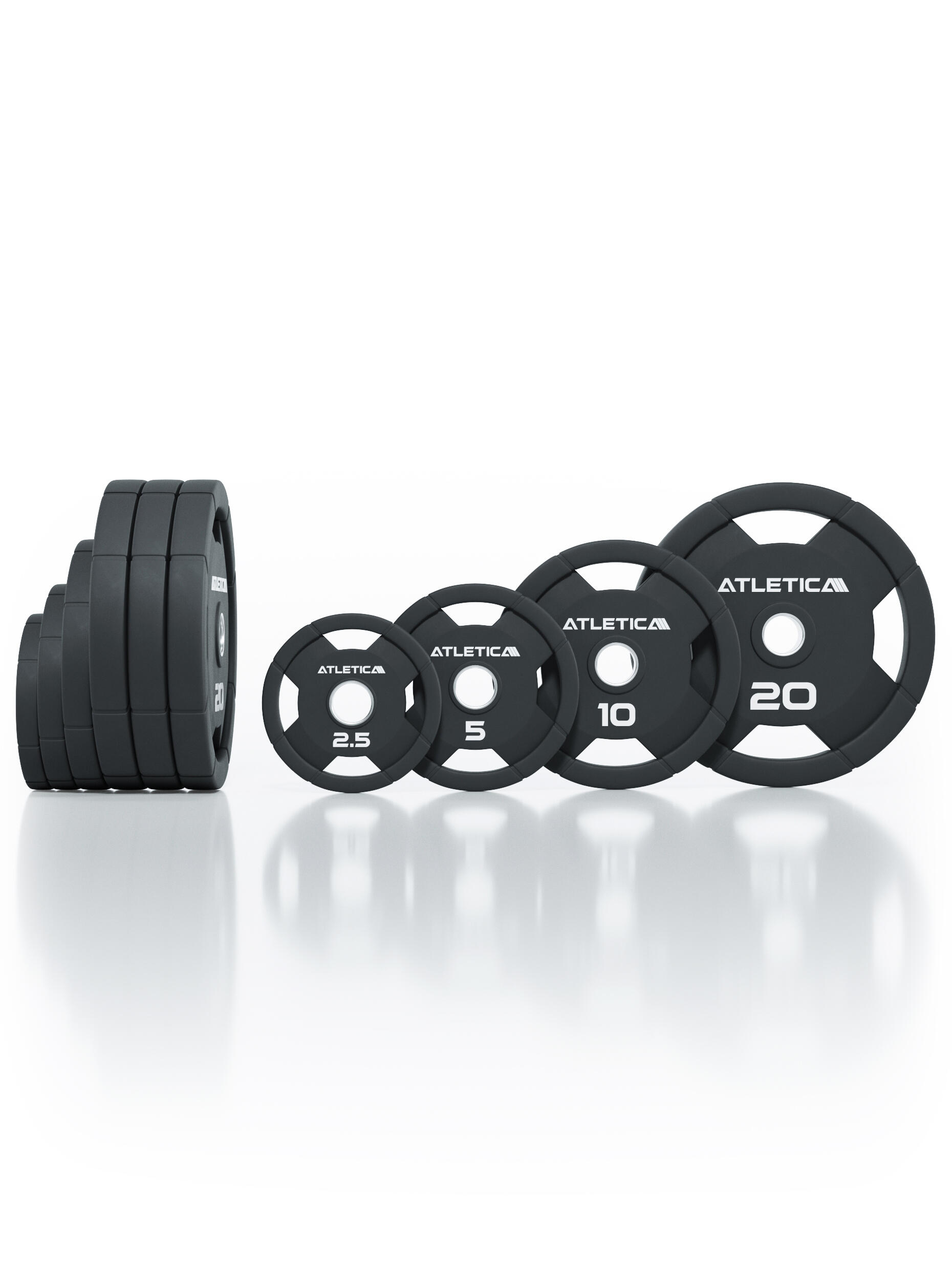 4H Rubber Plates | 115kg Set | Gummierte Hantelscheiben 3/3