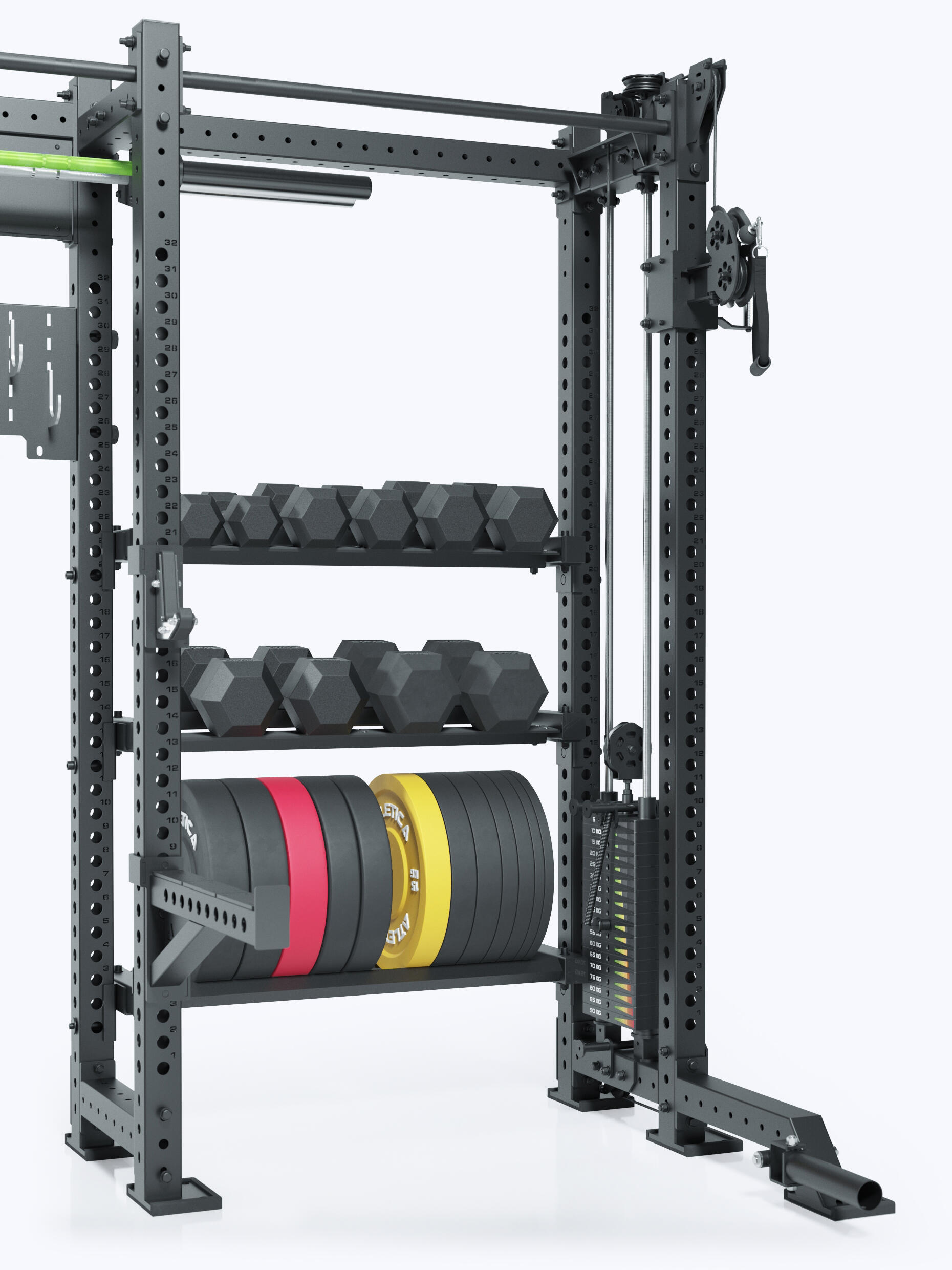 R8 Vulture | Power Rack | 2x90kg Steckgewicht 6/7